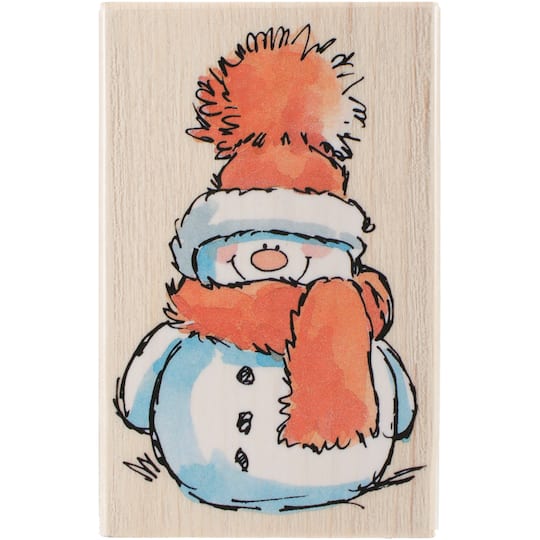 Penny Black Snowy Mounted Rubber Stamp